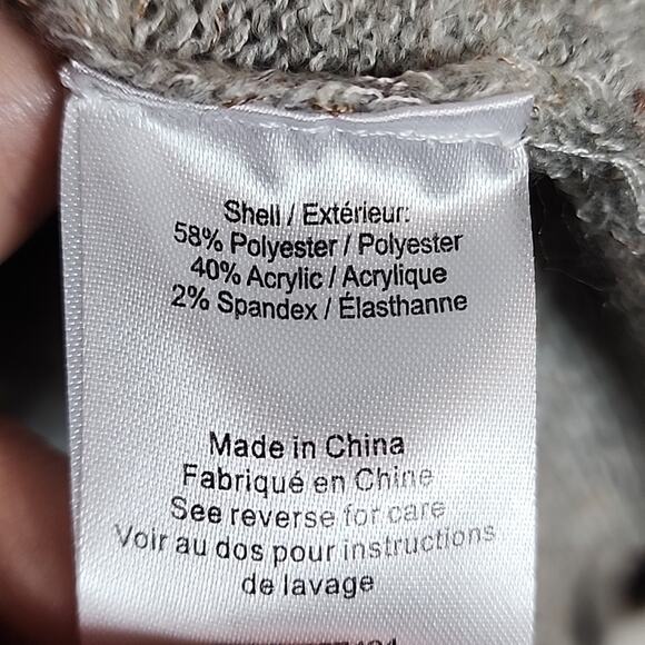 Heartloom Gray Heather 3 Button Collared Sweater - Picture 6 of 7